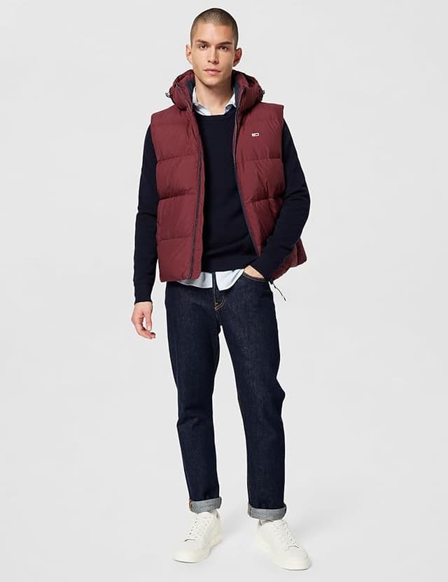 Thumbnail 5 de Tommy Jeans Chaleco Essential Down Vest M, Rojo