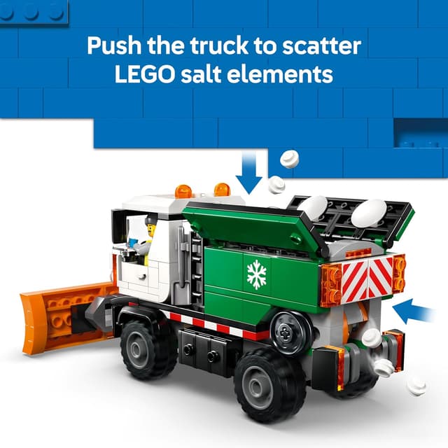 Detalle 2 de LEGO City 60490 Snowplough Truck Toy
