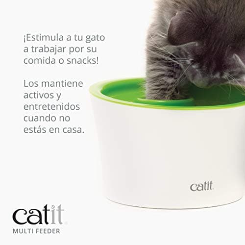 Detalle de Catit Multi Feeder Senses 2.0: Comedero Interactivo para Gatos 🐱