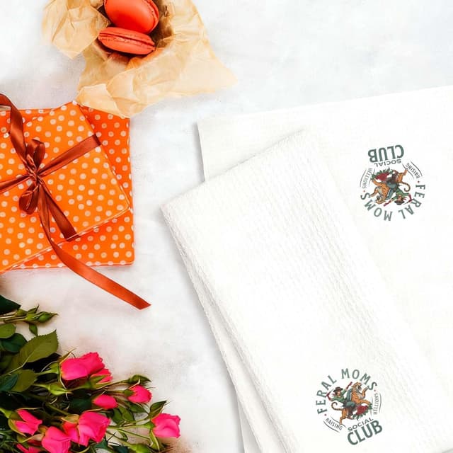 Thumbnail 5 de EVER-GOING TUNE Fun Feral Moms Kitchen Towel 16x24