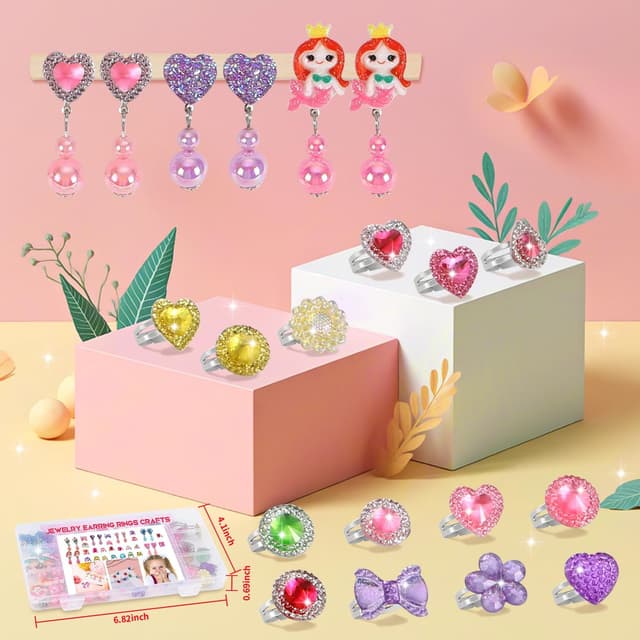 Thumbnail 4 de 34-Piece Kids Jewelry Set for Ages 3–8