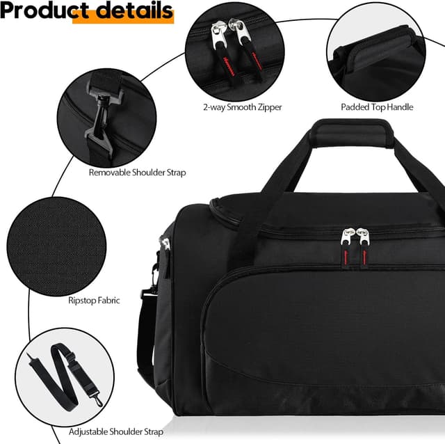 Thumbnail 4 de Uarition Gym Bag 55L Durable Large Duffle