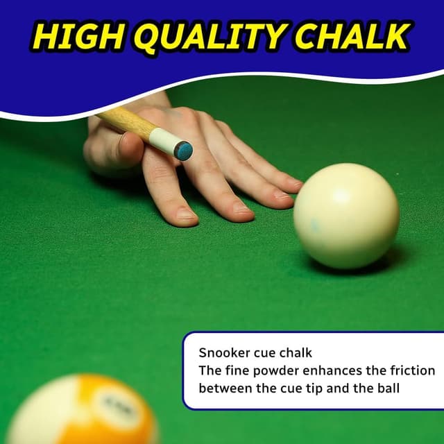 Thumbnail 4 de flintronic Snooker Chalk 12 pcs — pool cue chalk 🎱