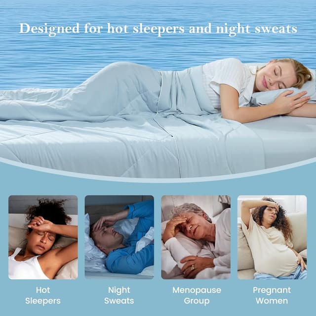 Detalle 2 de Cozy Bliss Cooling Comforter Queen Size