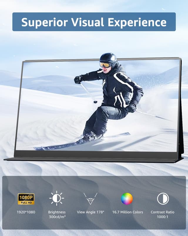 Thumbnail 4 de Yodoit Portable Monitor 15.6" FHD