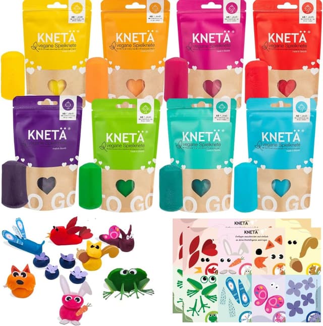 Detalle de Knete Party Set 8x100 g ab 1 Jahr