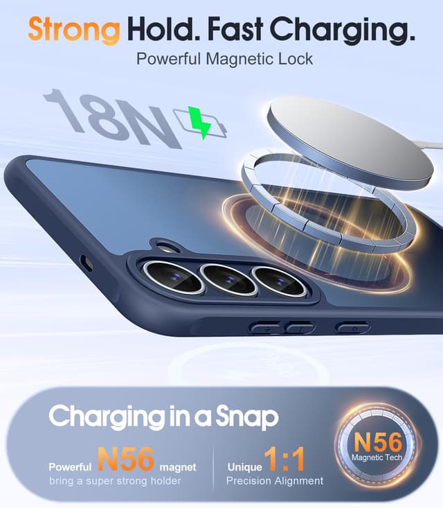 Detalle 2 de Samsung S25 FE case with MagSafe, 2 Pack