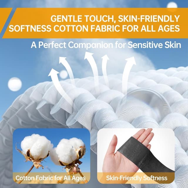 Detalle de Dimora Kinesiology Tape 5 cm x 5 m (40 pre-cut strips, 2 rolls) – black cotton elastic athletic tape