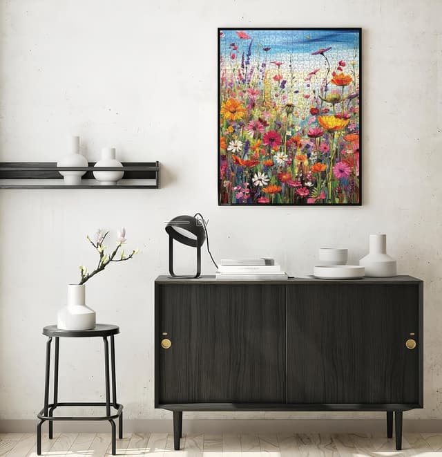 Thumbnail 5 de Puzzle 1000 Teile Flowers 70Ă—50 cm đź§©