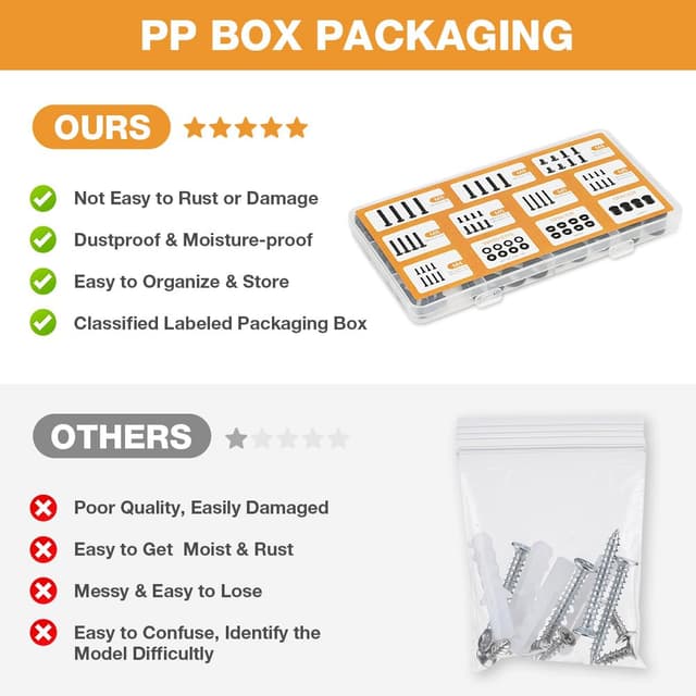 Thumbnail 4 de Flintronic Vis de Support TV 68 pièces pour 80"