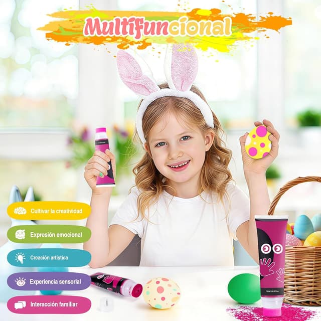 Detalle de Taricor 75ml Pintura huellas bebé no tóxica