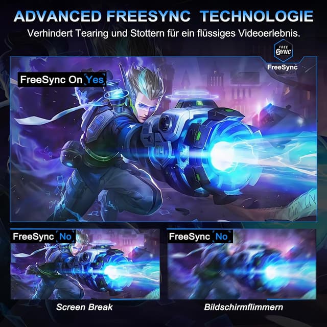 Thumbnail 5 de Minifire 24.5 Zoll Gaming Monitor 300Hz