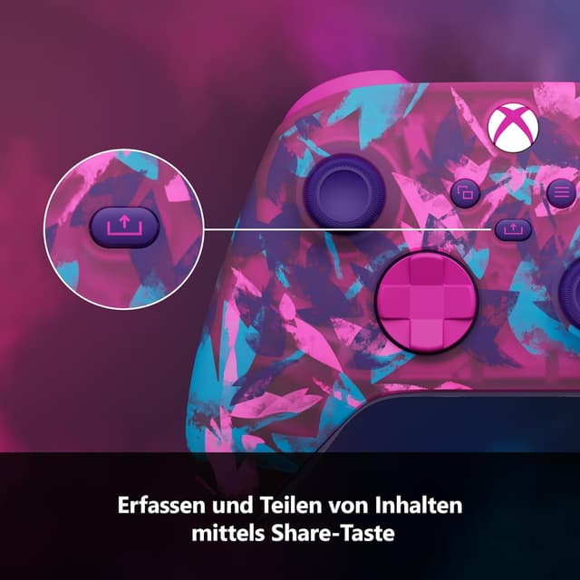Detalle de Xbox Wireless Controller „Heart Breaker“ Special Edition für Series X|S, One, PC & Cloud-fähige Geräte
