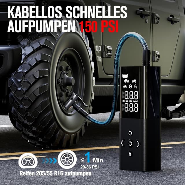 Thumbnail 1 de AP150 Fahrradpumpe Elektrische Luftpumpe
