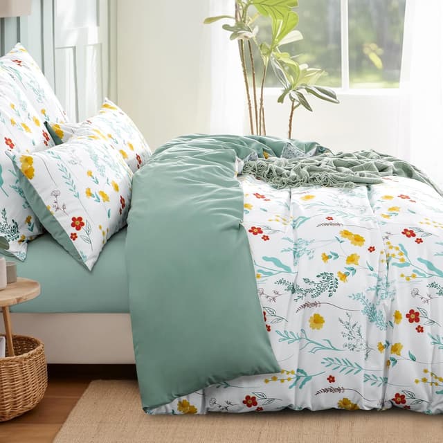 Detalle de RUIKASI Bettwäsche Blumen, 200 x 200