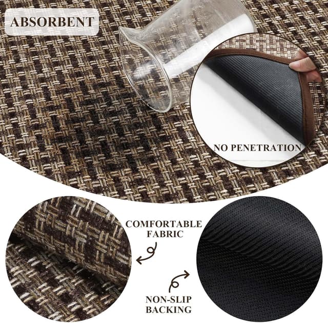 Thumbnail 3 de Homcomodar Dünn Fussmatte Innen 60x90cm