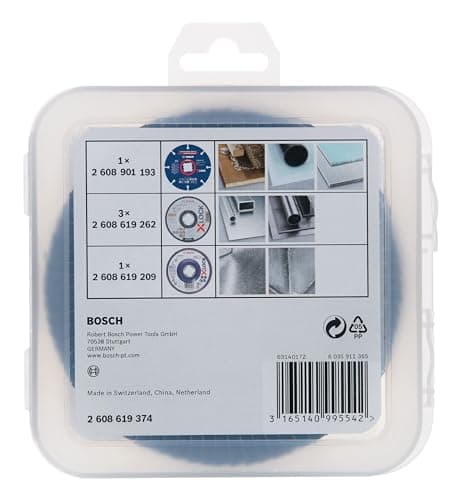 Detalle de Bosch Professional Set discos X-LOCK Ø 125 mm para amoladora 🛠