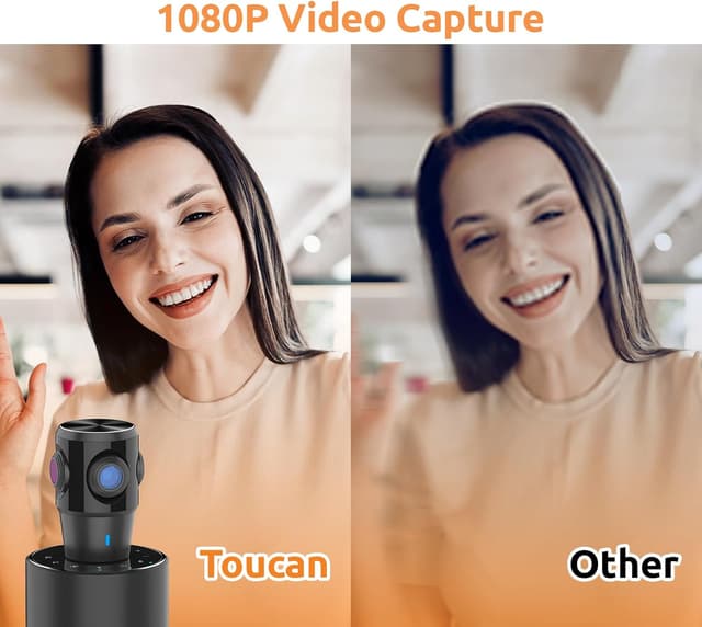 Thumbnail 1 de TOUCAN 360-Degree 1080p Conference Camera