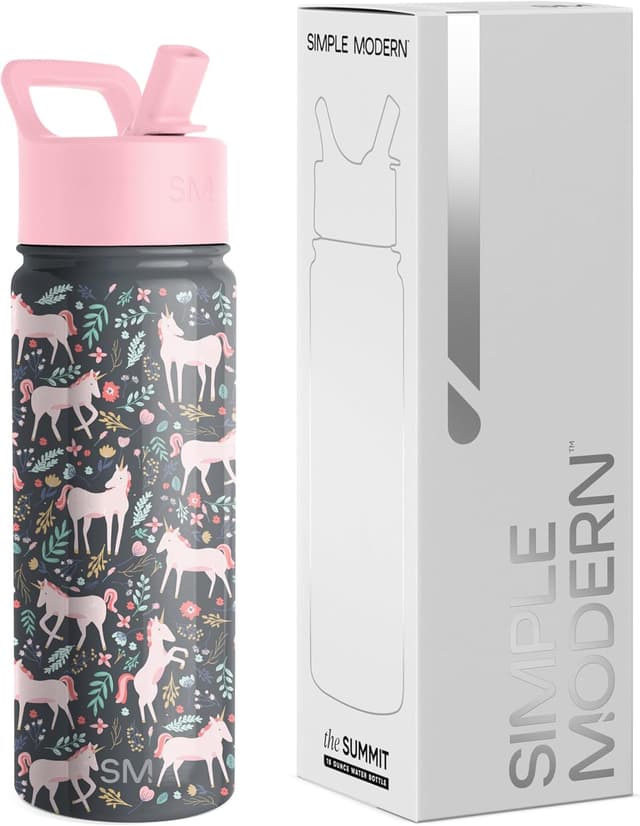 Thumbnail 6 de Simple Modern Borraccia con cannuccia per bambini Summit, 415 ml (Wheels Up)