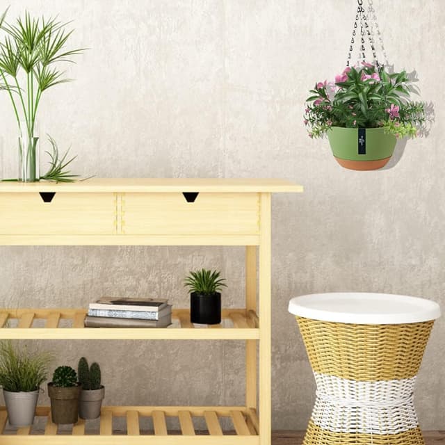 Thumbnail 2 de EACHPT Blumenampel 21 cm Hängepflanzgefäß