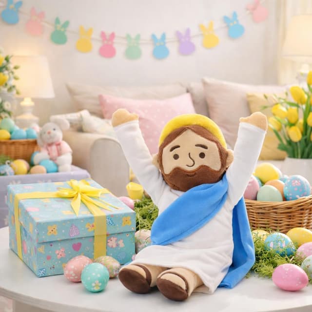 Thumbnail 3 de Yelakey 13" Jesus Plush Brown Jesus Plush