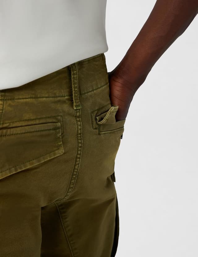 Detalle de G-Star Herren Rovic Zip 3D Regular Tapered Pants – mit Reißverschluss am Hosenschlitz