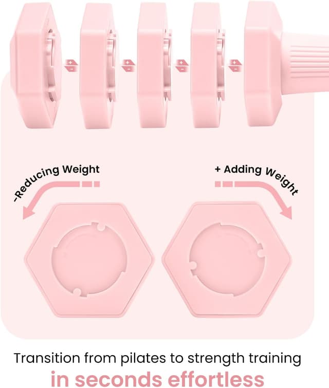 Thumbnail 3 de Adjustable Dumbbells Set 10 LB, 12 LB Pair