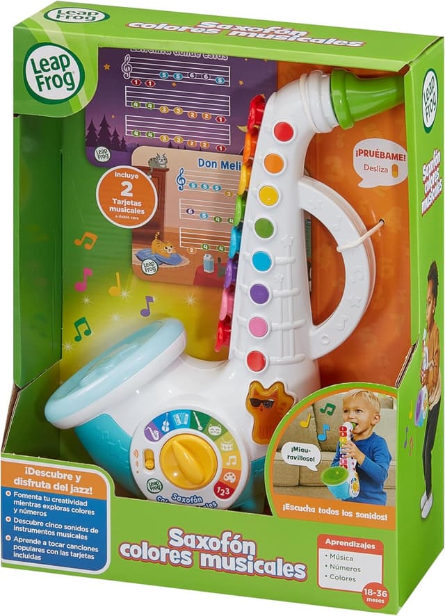 Thumbnail 5 de Leapfrog VTech - Saxofón Musical Interactivo 🎷 para Niños +18 Meses