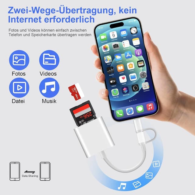 Thumbnail 6 de SD Kartenleser iPhone/USB‑C 2 TB