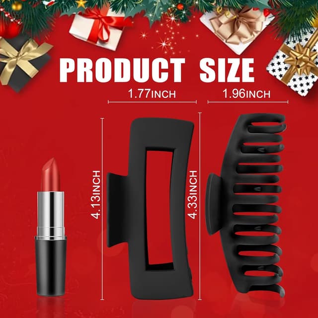 Thumbnail 2 de TOCESS 4.33 Inch Big Hair Claw Clip