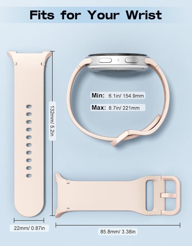 Thumbnail 4 de MoKo Sport Strap for Samsung Galaxy Watch 8 44mm