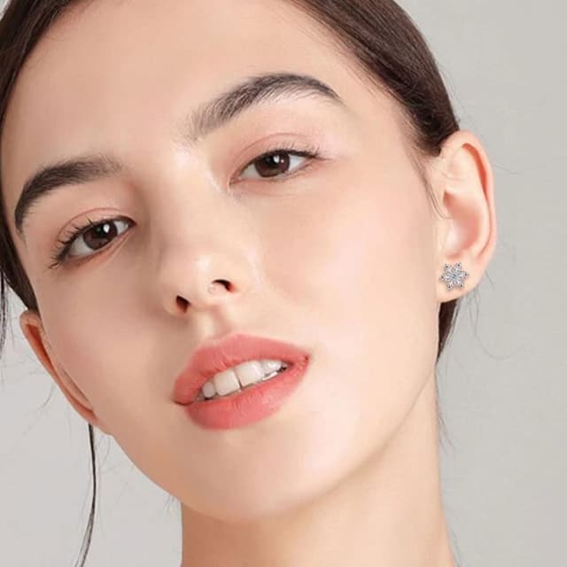 Thumbnail 5 de Deyanse Snowflake Necklace 1.1cm Set