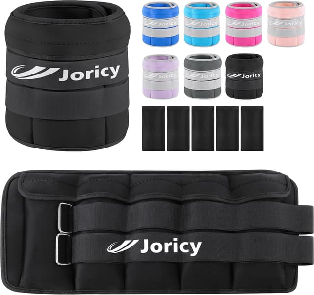 Detalle de Adjustable Ankle Weights (1–20 lbs) Pair for Women & Men with Removable Inserts