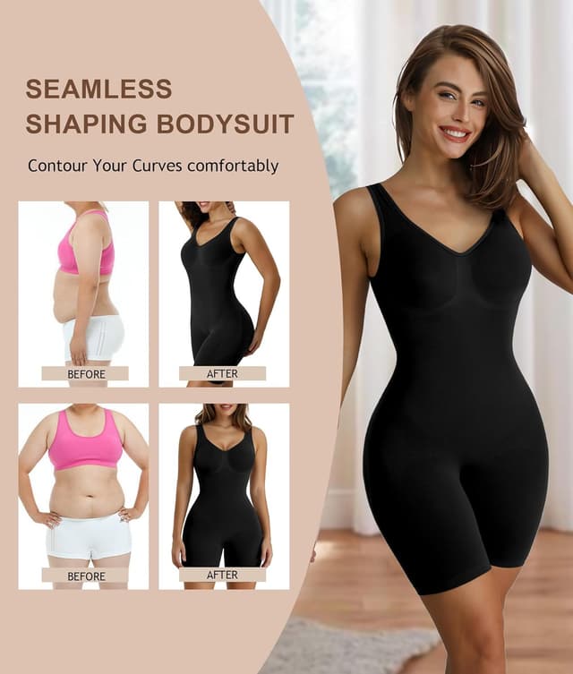 Detalle de SHAPERX Bauchweg Body Shapewear für Damen