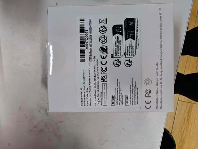 Detalle 2 de iDPRT Sticker Printer Portable Mini Inkless Bluetooth Thermal Printer for iPhone & Android (Gray)