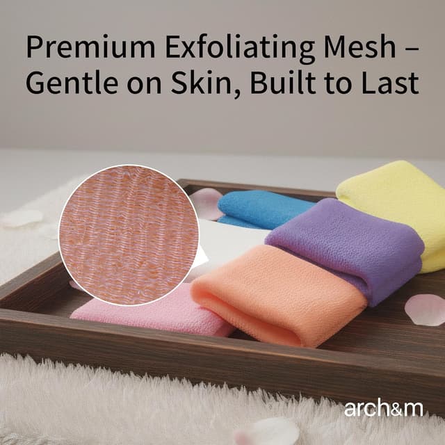 Thumbnail 6 de ARCH&M Exfoliating Washcloth 3-Pack