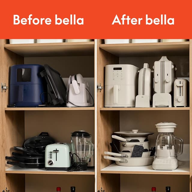 Thumbnail 6 de bella Flip-n-Store Waffle Maker with EverGood™ Ceramic Nonstick Coating (Seaglass, 7-inch)