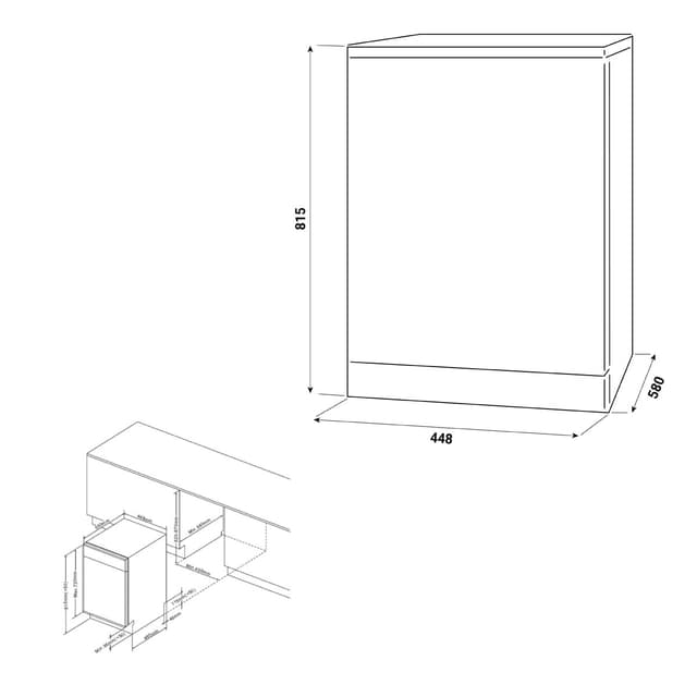 Thumbnail 1 de Fagor 4LVF-422IT lavavajillas 10 servicios, 45 cm 🧼