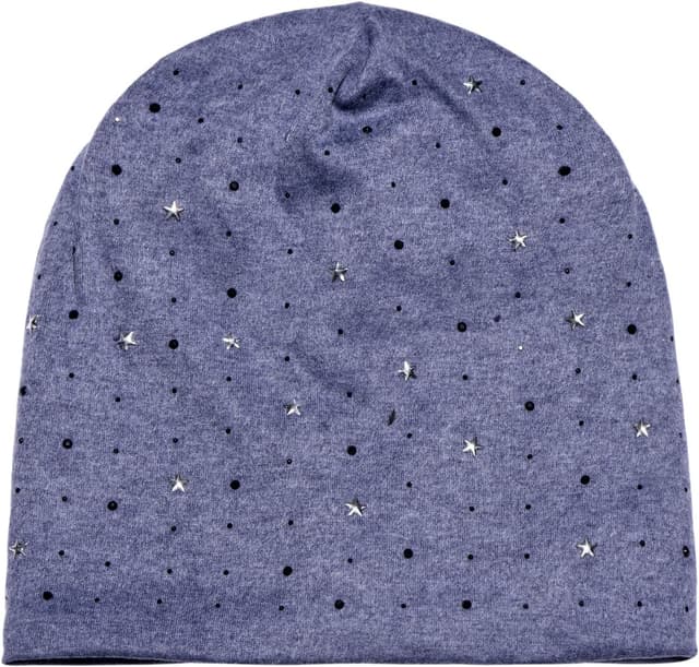 Detalle 1 de Bonnet slouch hiver DonDon doublé, étoiles