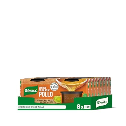 Imagen de Knorr Cacitos de caldo pollo 112 g — pack de 8 🧂 en OfertitasTOP