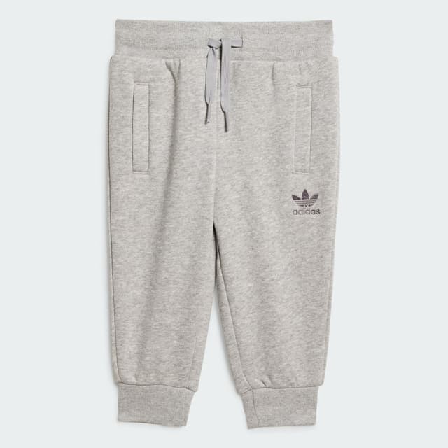 Detalle 2 de Adidas Conjunto sudadera y pantalón bebé Gris