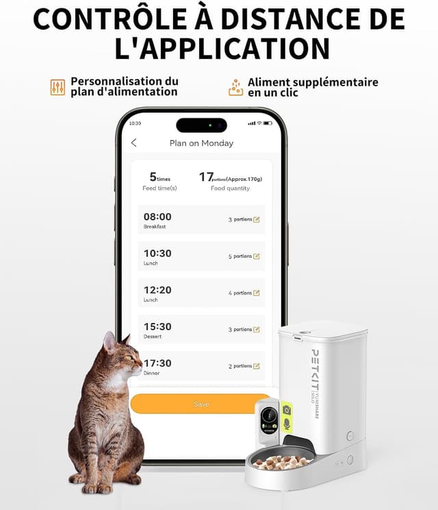 Thumbnail 3 de PETKIT Distributeur Croquettes Chat Automatique