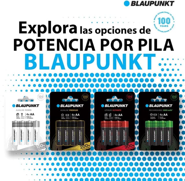 Thumbnail 5 de BLAUPUNKT AA Pilas alcalinas Premium 10 pack