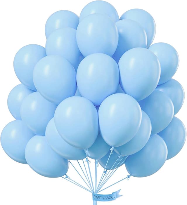 Imagen de PartyWoo Blue Balloons 100pcs 12 Inch 🎈 en OfertitasTOP