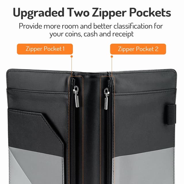 Detalle 2 de Forvencer Server Book 5x8 waitress book ๐