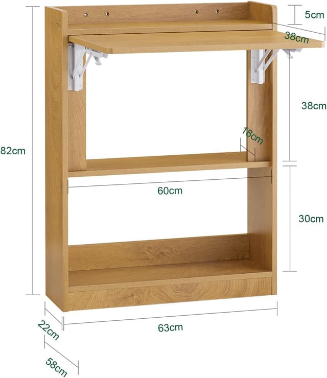 Detalle de SoBuy FWT92-N bureau gaming pliable 64x58x82 cm