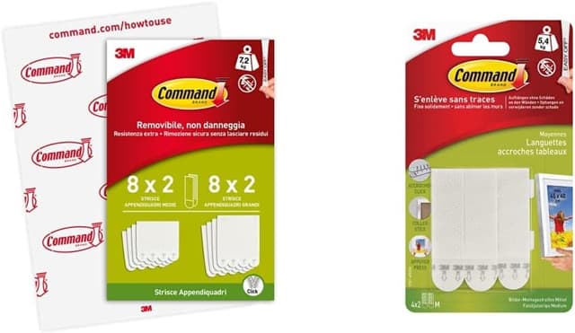 Detalle de Command Strisce appendiquadri adesive 45x60 cm