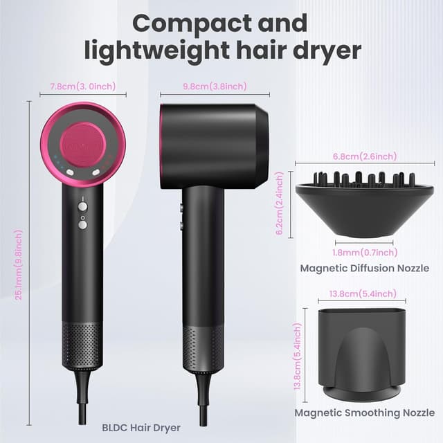 Thumbnail 4 de AIUNAOM Phon Capelli Professionale 160000 giri/min