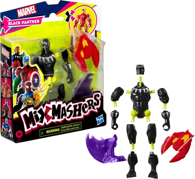 Thumbnail 12 de Avengers MixMashers Marvel Black Panther Figura de Acción 🐾