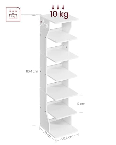 Thumbnail 2 de VASAGLE LBS200T14 Zapatero de Entrada 7 Niveles